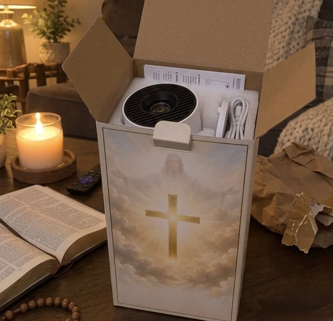 Jesus Light Projector close-up